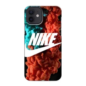 Чехол для iPhone 12 - с принтом Найк (AlphaPrint) (Дымчатый найк)