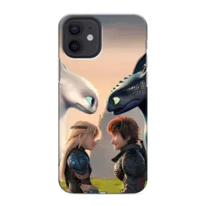 Чехол как приручить дракона на iPhone 12 (Иккинг и Астрид)
