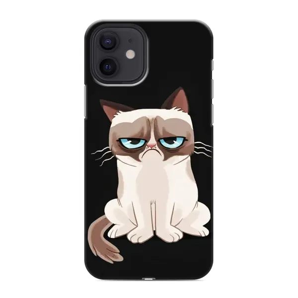 Чехол с принтом «Грустный кот» для iPhone 12