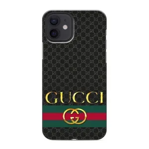 Чехлы ГУЧЧИ для Айфон 12 (AlphaPrint) (Gucci оригинал)