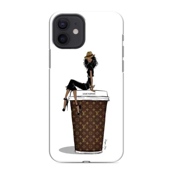 Чехол с принтом «кофе LOUIS VUITTON» для iPhone 12