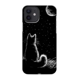 Чехол с принтом для iPhone 12 (AlphaPrint) Модные коты