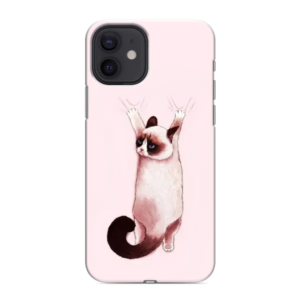 Чехол с принтом «Котик падает» для iPhone 12 Чехол с принтом «Котик падает» для iPhone 12