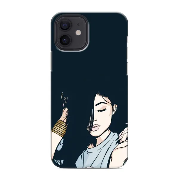 Чехол с принтом «Красивая девочка» для iPhone 12