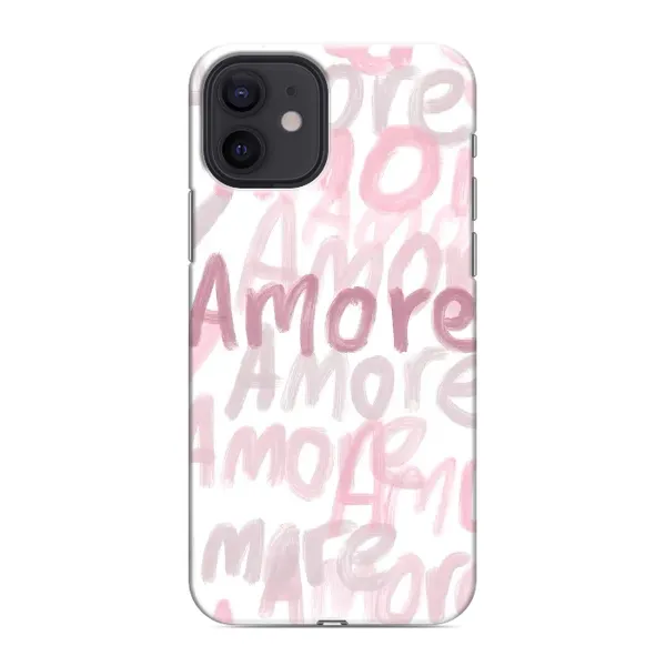 Чохол з принтом «Аморе любов» для iPhone 12 Чохол з принтом «Аморе любов» для iPhone 12