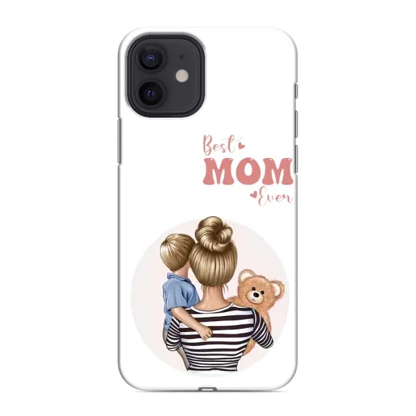 Чохол з принтом «Мама і син» для iPhone 12