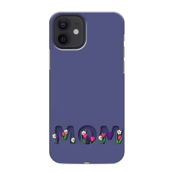 Чохол з принтом «Мама в квітах» для iPhone 12