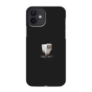 Чехол Майнкрафт на iPhone 12 (AlphaPrint) Minecraft (Овечка Майнкрафт)