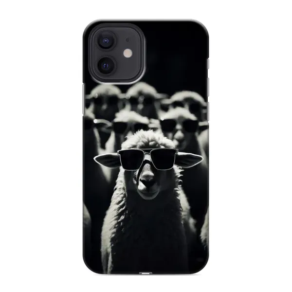 Чохол з принтом «Овечка в окулярах» для iPhone 12