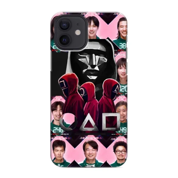Чохол з принтом «Учасники Гра кальмара» для iPhone 12