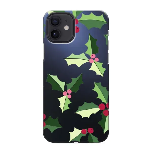 Чохол з принтом «Різдвяний фон» для iPhone 12