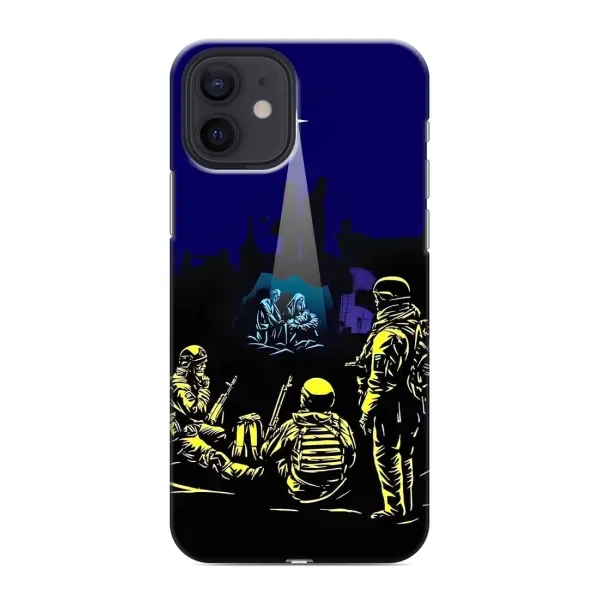 Чохол з принтом «Різдво в Україні» для iPhone 12