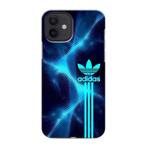 Чехол с принтом «Синий Адидас» для iPhone 12
