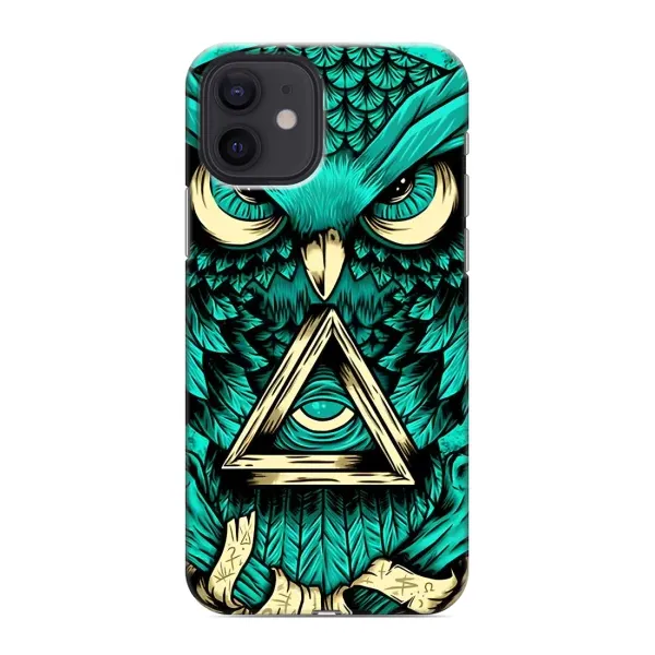 Чохол з принтом «Сова з оком» для iPhone 12
