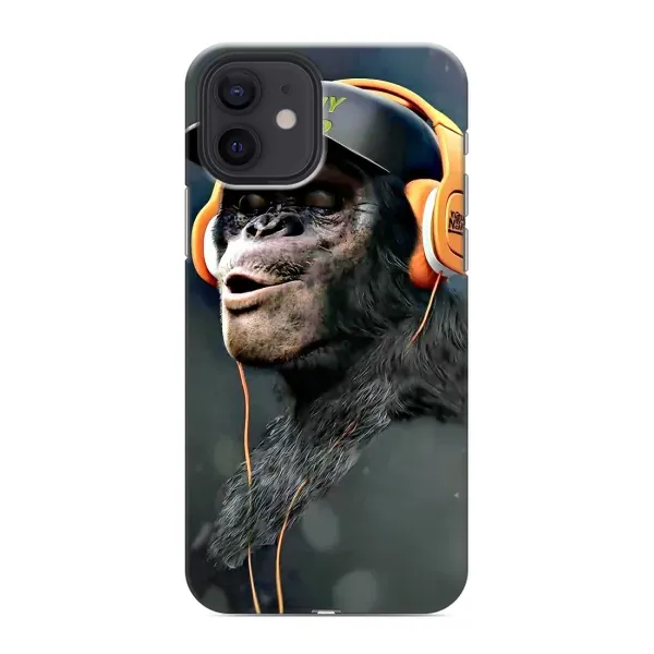 Чехол с принтом «В наушниках» для iPhone 12