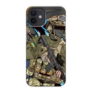 Чехол с принтом «Воин ВСУ» для iPhone 12