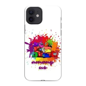 Чехол Амонг Ас для iPhone 12 (AlphaPrint) (Яркий АмонгАс)