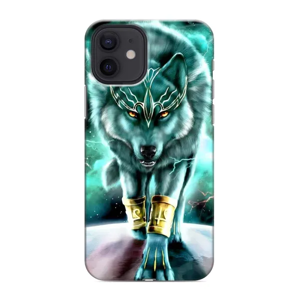 Чохол з принтом «Яскравий вовк» для iPhone 12 Чохол з принтом «Яскравий вовк» для iPhone 12