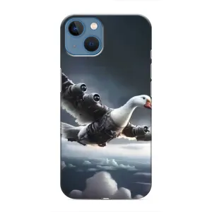 Чехол с мемом Тралалело тралала на iPhone 13 Mini (Бомбардини гусини)