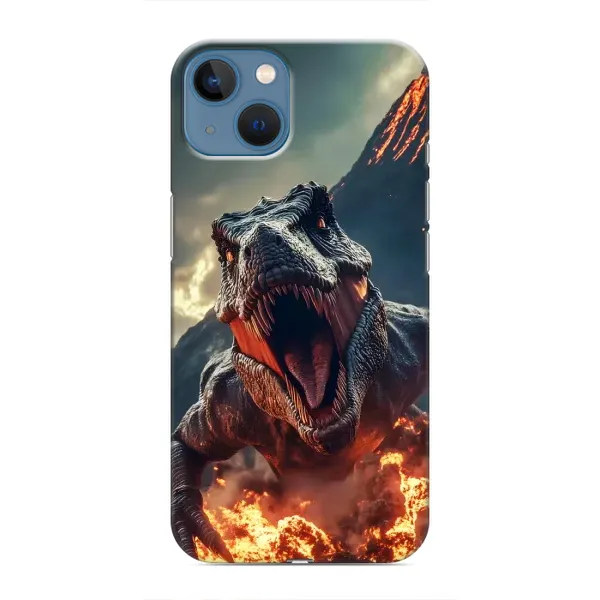 Чехол с принтом «Огненный динозавр» для iPhone 13 Mini