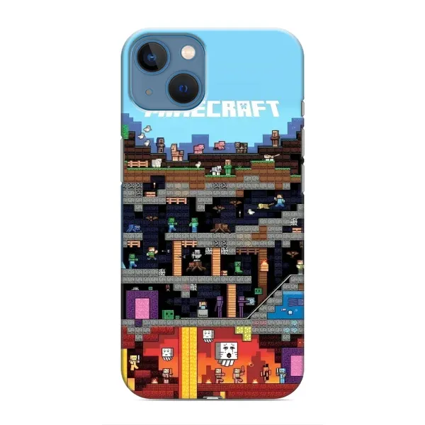 Чехол с принтом «фон Minecraft» для iPhone 13 Mini