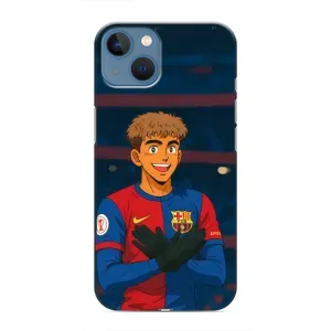 Чехол с футболистом Ламин Ямаль iPhone 13 Mini (Футболист Ямаль)