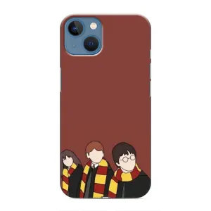Чехлы с Гарри Поттером для iPhone 13 Mini (AlphaPrint) (Гарри с друзьями)