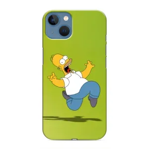Чехол с Симпсонами для iPhone 13 Mini (VPrint) (Гомер Симпсон)