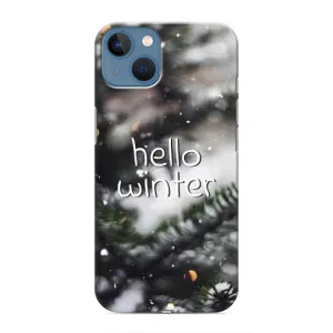 Новогодние, Праздничные Чехлы для iPhone 13 Mini - 2024 год (Hello winter)