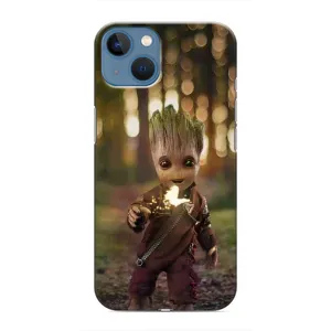 Чехол МАРВЕЛ для Айфон 13 мини (AlphaPrint) (I am Groot)