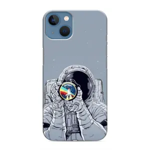Чехол NASA для iPhone 13 Mini (AlphaPrint) (Космонавт фото)