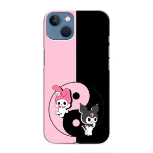 Чехол с кроликом Куроми на iPhone 13 Mini (Куроми Инь Янь)