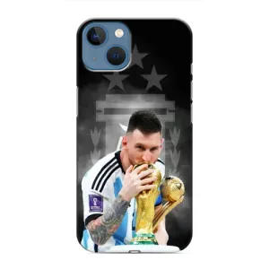 Чехлы для iPhone 13 Mini (Leo чемпион) (AlphaPrint) (Месси Чемпион)