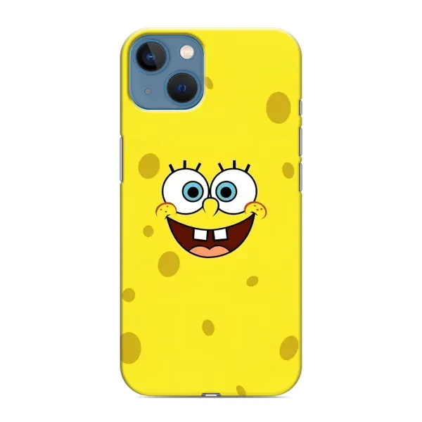 Чехол с принтом «Мордашка Спанч Боба» для iPhone 13 Mini