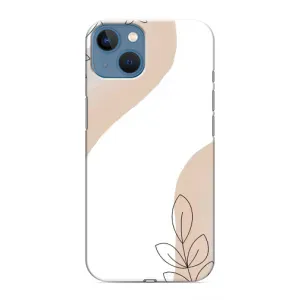 Силиконовый чехол с принтом в цветах на iPhone 13 Mini