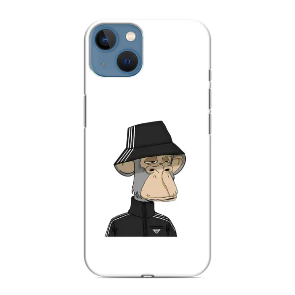 Чехол с принтом «обезьяна NFT Adidas» для iPhone 13 Mini