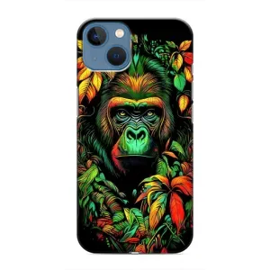 Чехол с Обезьянами iPhone 13 Mini - (AlphaPrint) (Обезьяна в тропиках)