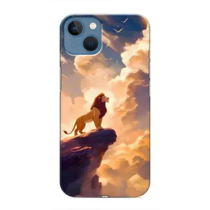 Чехол с принтом «Симба на скале» для iPhone 13 Mini