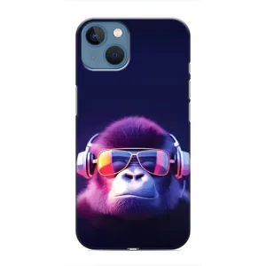 Чехол с Обезьянами iPhone 13 Mini - (AlphaPrint) (Стильная обезьяна)