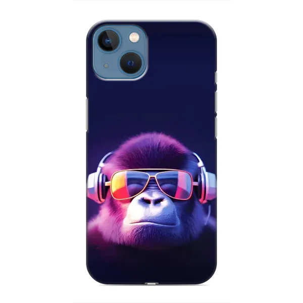 Чехол с принтом «Стильная обезьяна» для iPhone 13 Mini Чехол с принтом «Стильная обезьяна» для iPhone 13 Mini