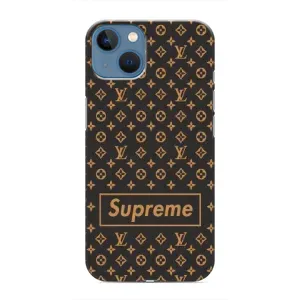 Чехол для iPhone 13 Mini с картинкой Supreme (AlphaPrint) (Supreme LV)