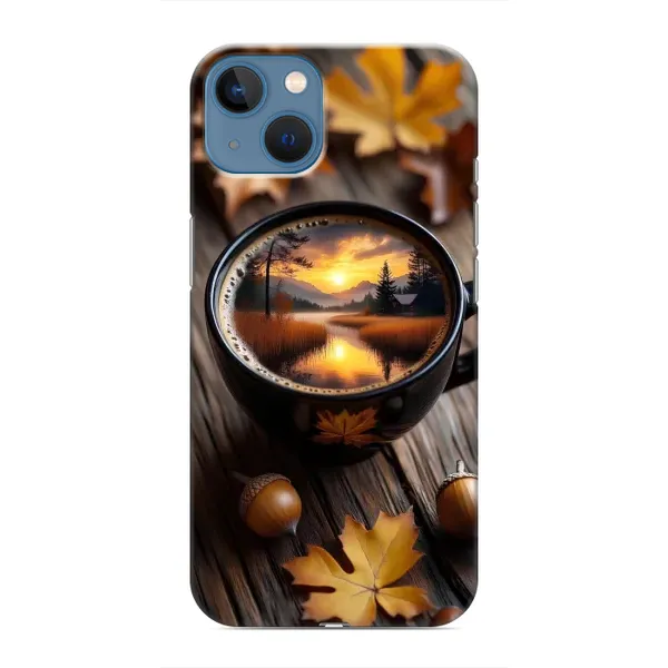 Чехол с принтом «Темный кофе» для iPhone 13 Mini