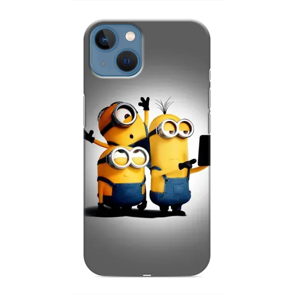 Чехол с принтом «Три миньона» для iPhone 13 Mini