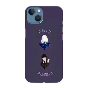 Чехлы Венсдей на iPhone 13 Mini Уэнсдей (AlphaPrint) (Уэнздей и подруга)
