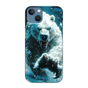 Чехол с картинкой «Хищники» для iPhone 13 Mini (Полярный медведь)