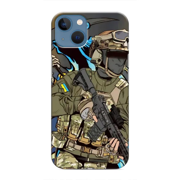 Чехол с принтом «Воин ВСУ» для iPhone 13 Mini