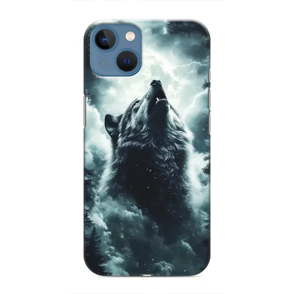 Чехол с принтом «Волк в облаках» для iPhone 13 Mini