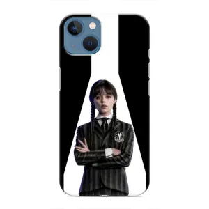 Чехлы Венсдей на iPhone 13 Mini Уэнсдей (AlphaPrint) (W-Wednesday)