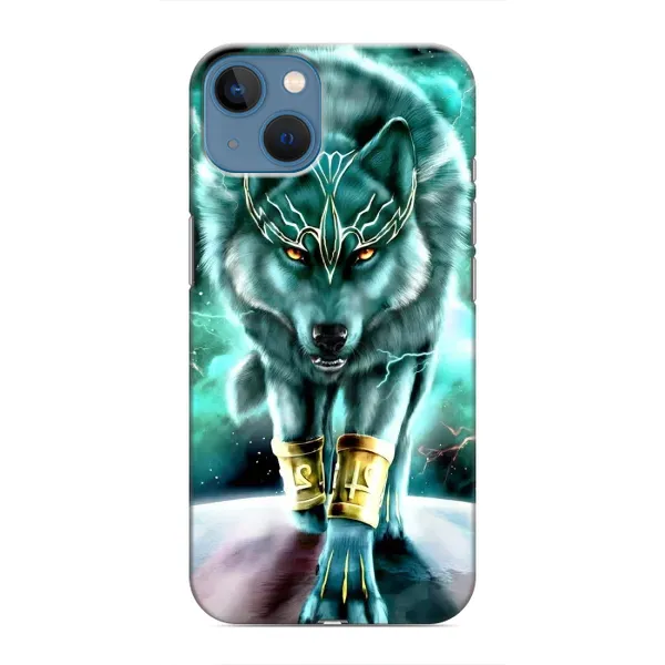 Чехол с принтом «Яркий волк» для iPhone 13 Mini Чехол с принтом «Яркий волк» для iPhone 13 Mini