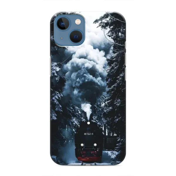 Чехол с принтом «Зимний поезд» для iPhone 13 Mini